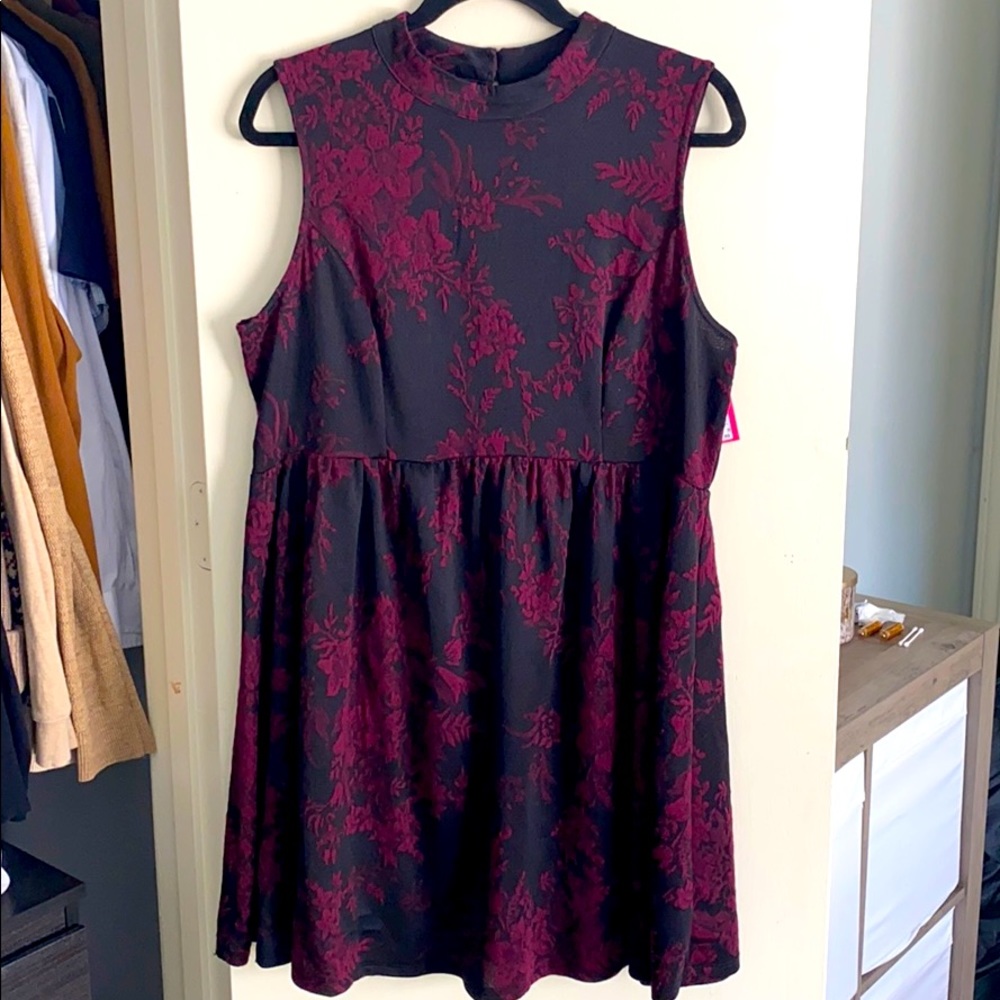 Black/Plum dress